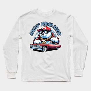 Cool Bear & Cool Car Long Sleeve T-Shirt